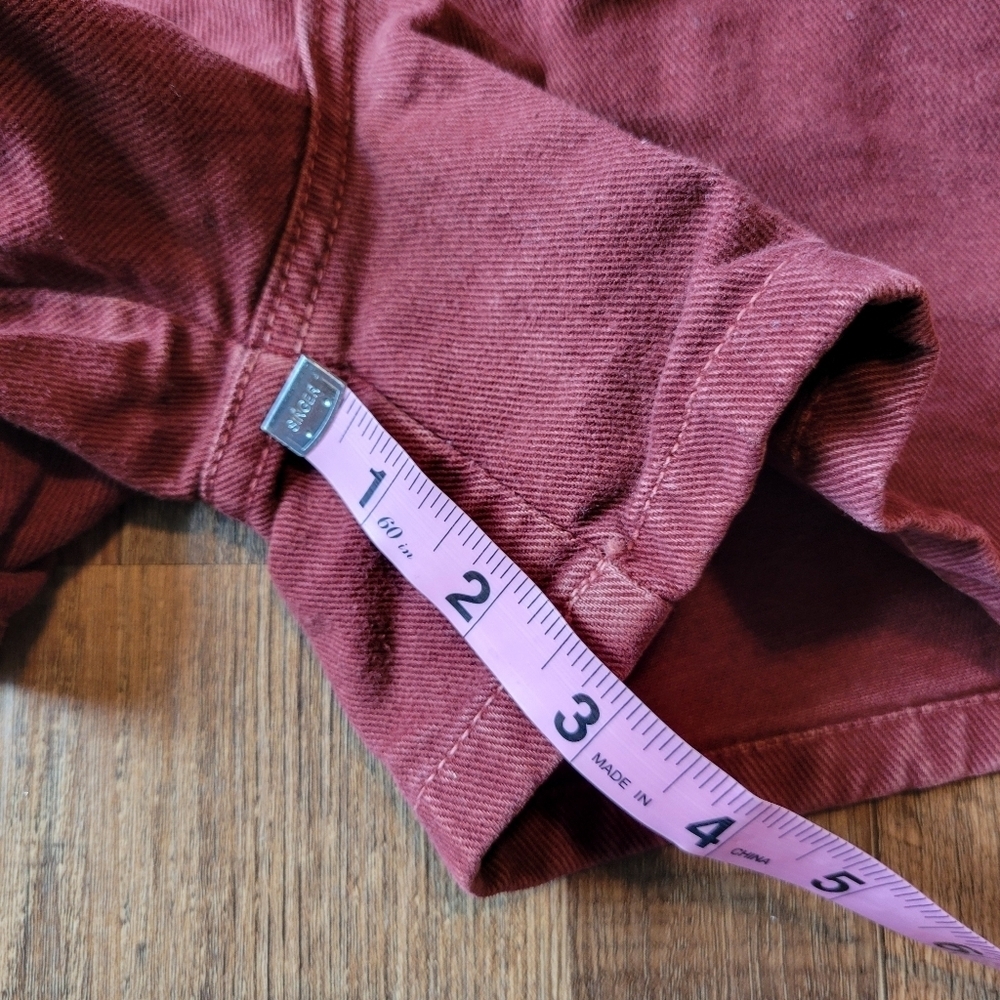Vintage 90s Y2K BONGO Red High Waist Jean Shorts - Picture 9 of 9